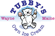 Tubby's Own Ice Cream logo.